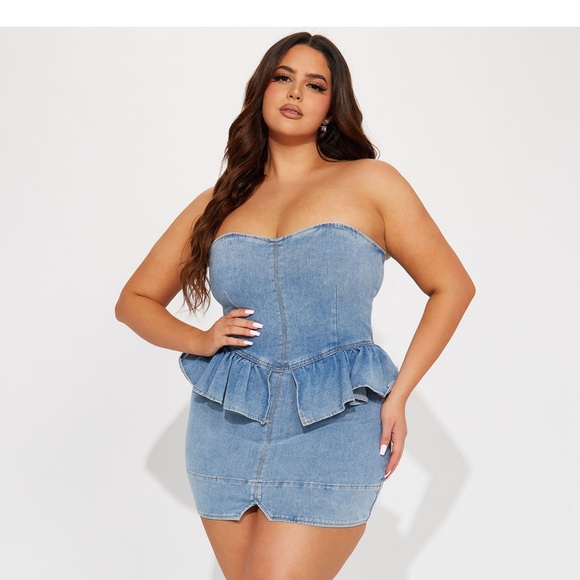 NWT Arizona Denim Dress - Picture 2 of 6